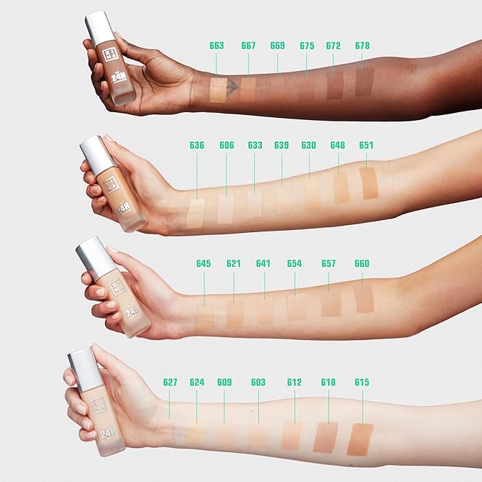 3INA The 24H Foundation 672-24H Long-Wearing Formula - 01 Oz