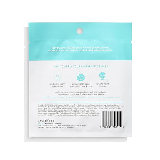 Avatara - Drink Up Facial Mask Hydrating
