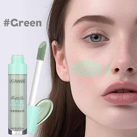 UCANBE Liquid Concealer Stick, Conceals, Covers, Highlights, Medium - Green