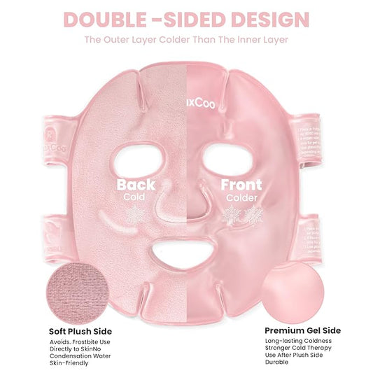 Cold face eye mask ice