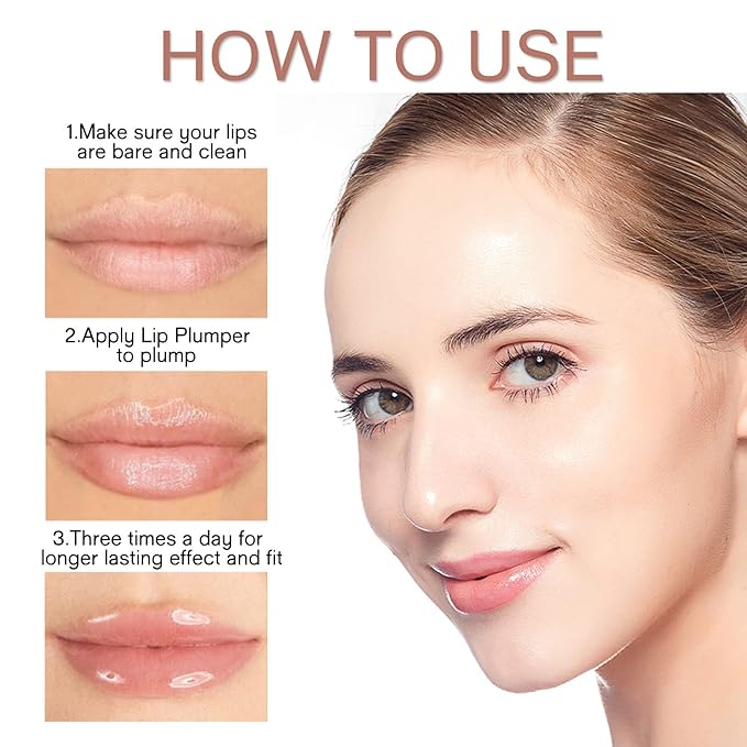 CAHIUYOA Lip Plumper Gloss Plumping Lip
