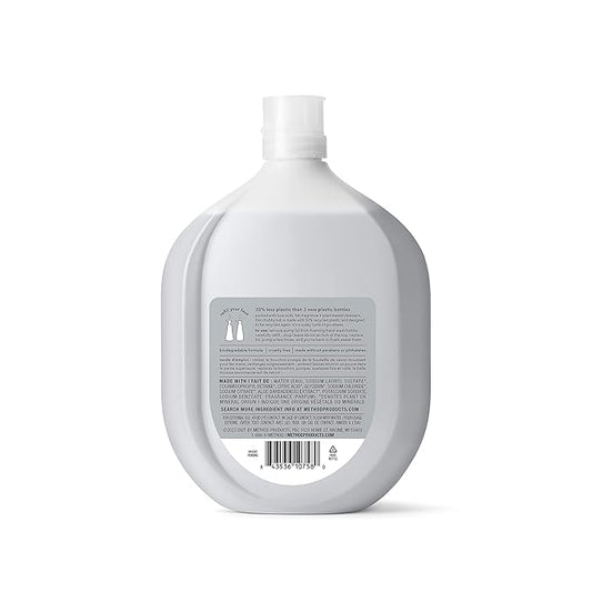 Method Premium Foaming Hand Wash Refill, Vetiver + Amber, Recyclable Bottles, Biodegradable Formula, 28 fl oz (Pack of 4) (Packaging May Vary)