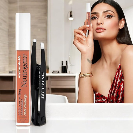 Color Correcting Concealer, Full Coverage Makeup Concealer For Tweezers [1-Pack]