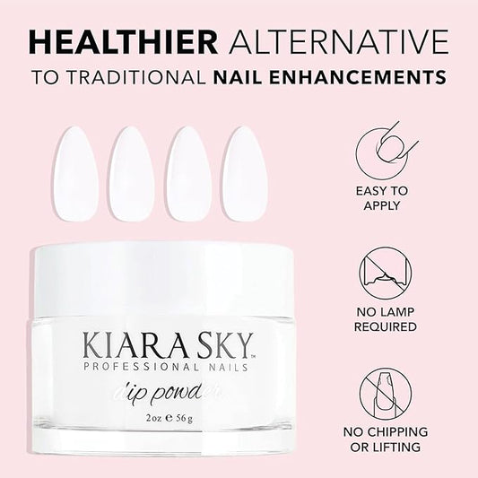 Kiara Sky Nail Dipping Powder Dip Essentials 2 oz (CLEAR)