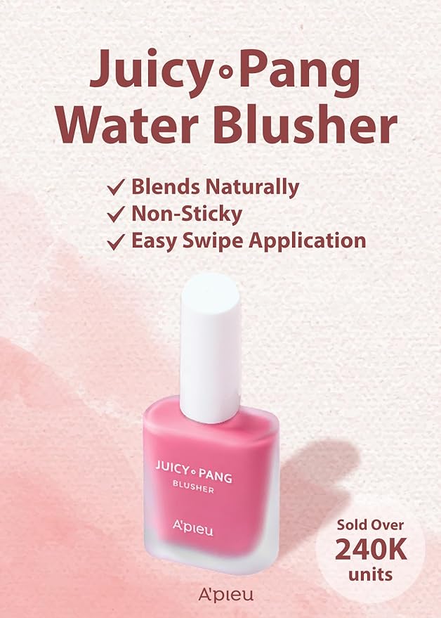 A'PIEU JUICY-PANG WATER BLUSHER (PK02 - Raspberry) Korean Beauty Makeup