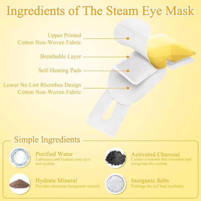 16 packs steam eye mask,