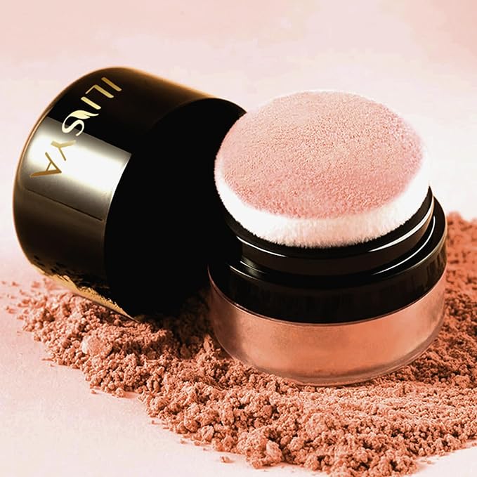 Face Blush Powder Makeup Soft Mushroom Blush for Gingko)-2 Boxes