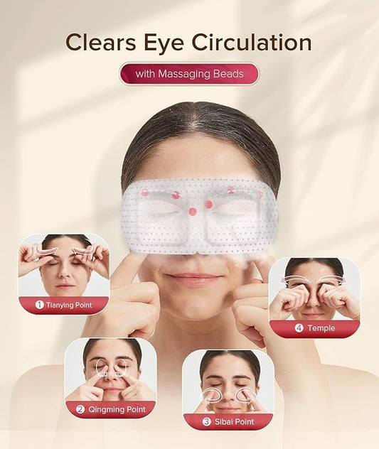 3d self heated eye mask