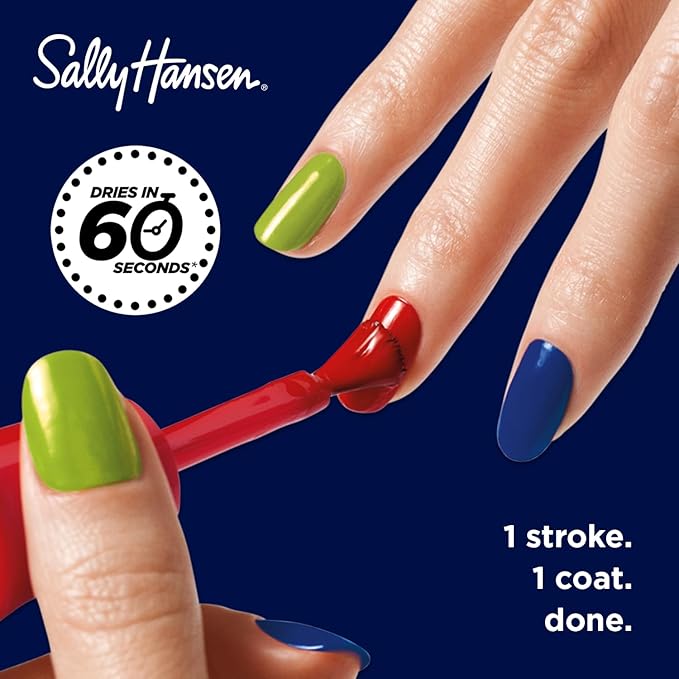 Sally Hansen Insta-Dri® Nail Polish - Color Collision Collection, Time Warmth - 0.31 fl oz. (Pack of 2)