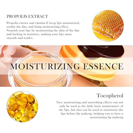 Honey Lip Balm Pot, Honey Lip Exfoliator