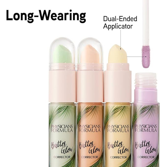 Physicians Formula Butter Glow Corrector, Neutralizes Dark Discoloration Ingredients- Yellow