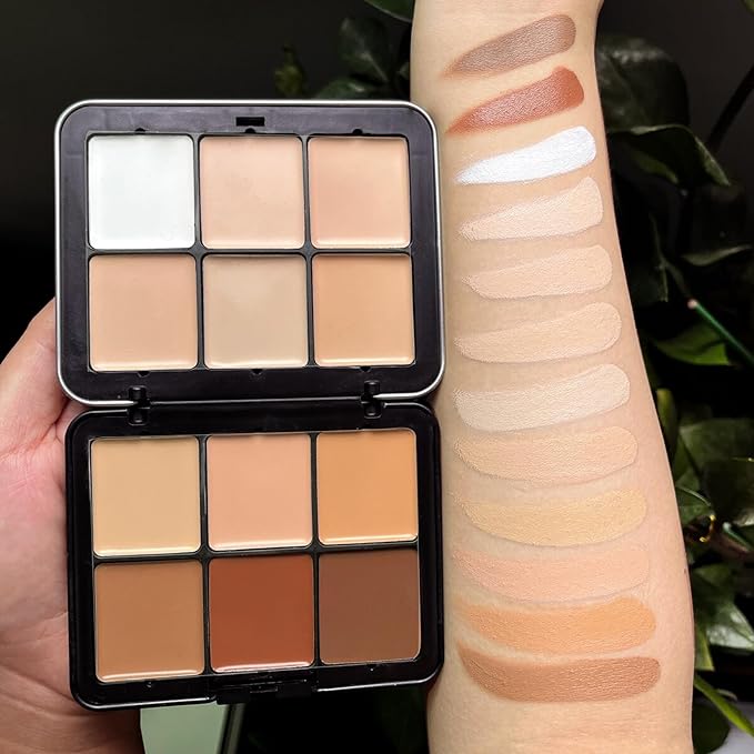 Professional Makeup Cream Contour Palette, Joyeee 12 Colours