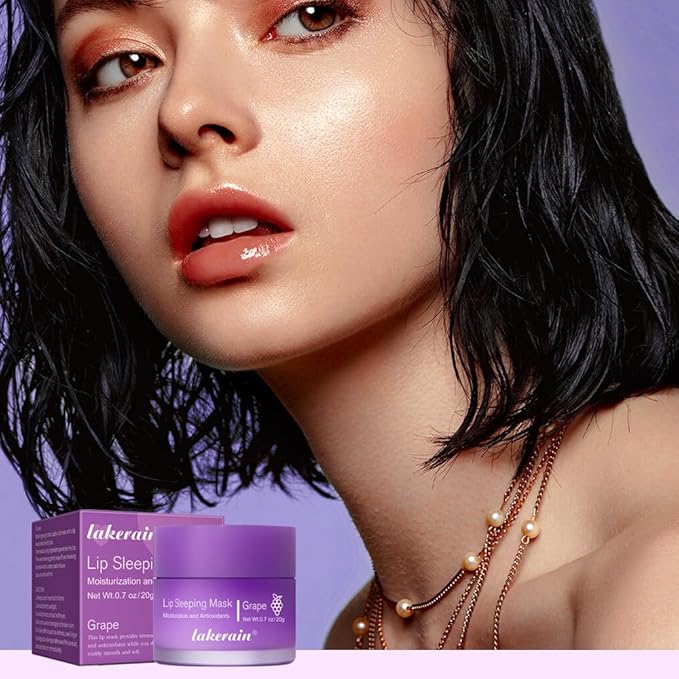 Lip Sleeping Mask,lip Mask With Vitamin Oz(04#grape)
