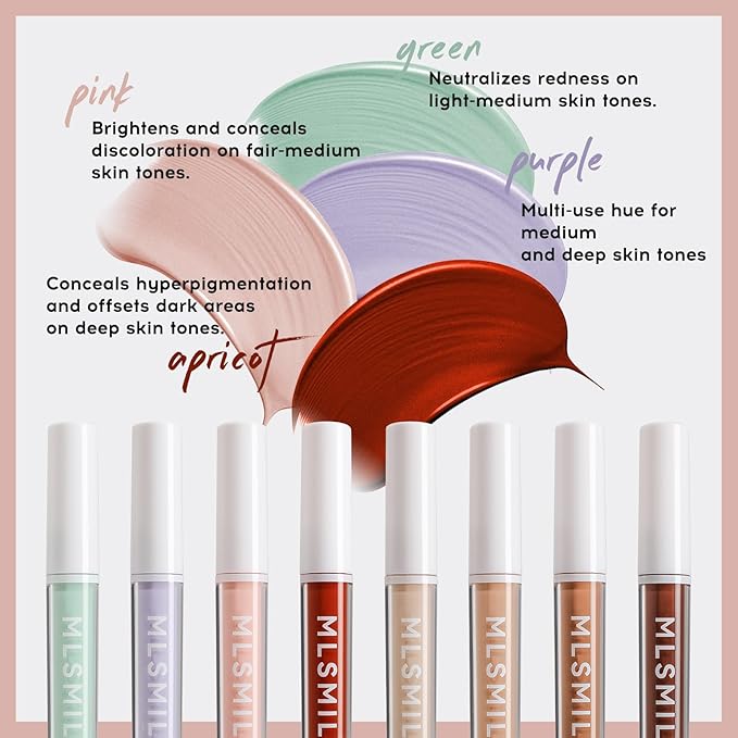 Color Liquid Conceal Contour Foundation, Waterproof 8 Colors Tone, 06