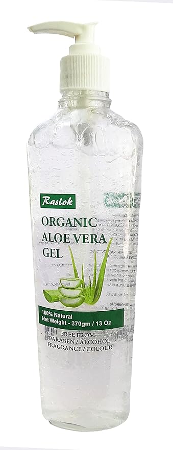 Aloe Vera Gel | Pure & Natural Aloe Gel | For Moisturizing Face Skin & Hair Care | Durable Moisturizing Hydrating Soothing Non-Sticky - 13 oz - 370gm (Natural)