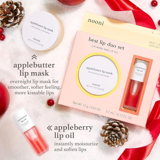 NOONI Best Lip Duo | Applebutter Moisturizing