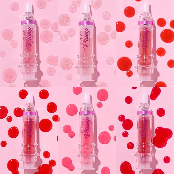 6pcs Lip Plumping Booster Gloss Set, Lips