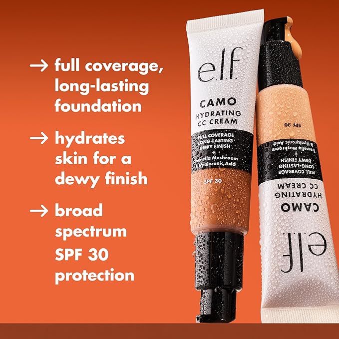 e.l.f. Hydrating Camo CC Cream, SPF 30, Color 425 N