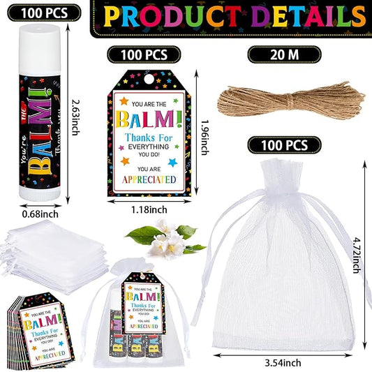 100 Pack Employee Appreciation Gifts Bulk