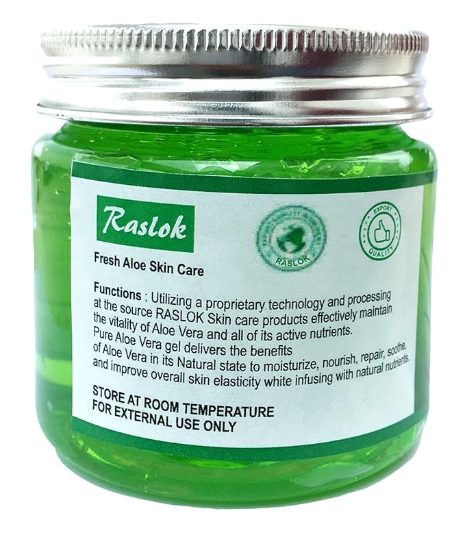 Aloe Vera Gel Pure Natural Organic Aloe Gel For Moisturizing Face Skin & Hair Care (Cucumber, 7.76 OZ)