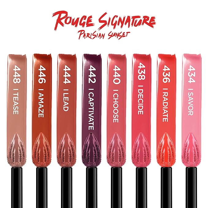 L’Oréal Paris Makeup Rouge Signature Parisian Sunset Collection,