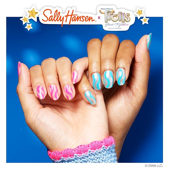 Sally Hansen Insta-Dri x Trolls Nail Polish Collection - Viva Power - 0.31 fl oz