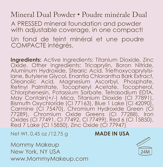 Mineral Dual Powder in Due Date (Medium) | 45 Oz
