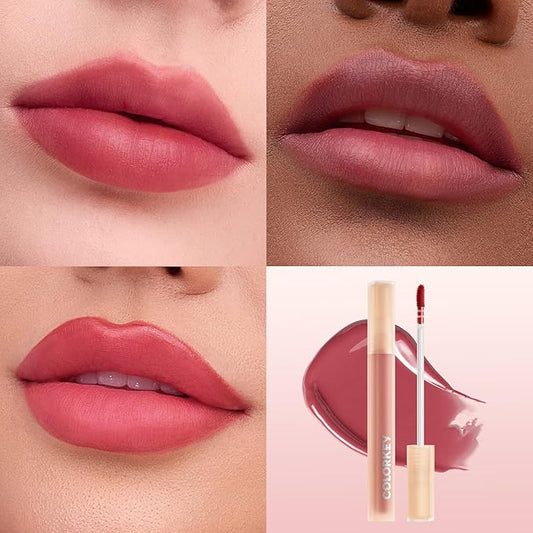 COLORKEY Soft Matte Water Tint | Matte Finishs | Long-Lasting | Moist Fit Without Stickiness | Moisturized | Waterproof (P333 Milk Pink)