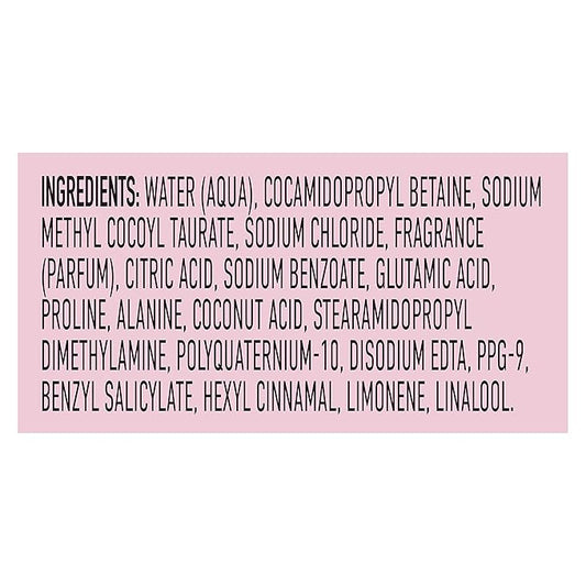 Suave Pink Luscious Curls Shampoo for Defining Curly Hair with Amino Acid Complex 16.5 oz