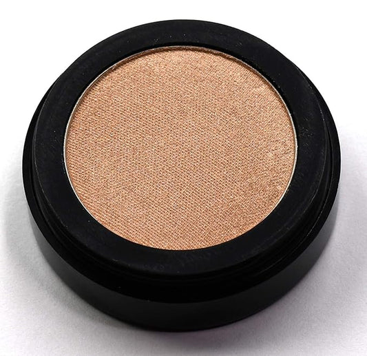 Honey Glow Gold Naked Off White Nude Shimmering Shimmer Pressed Powder Single Vegan Eyeshadow; Talc, Paraben & Cruelty Free
