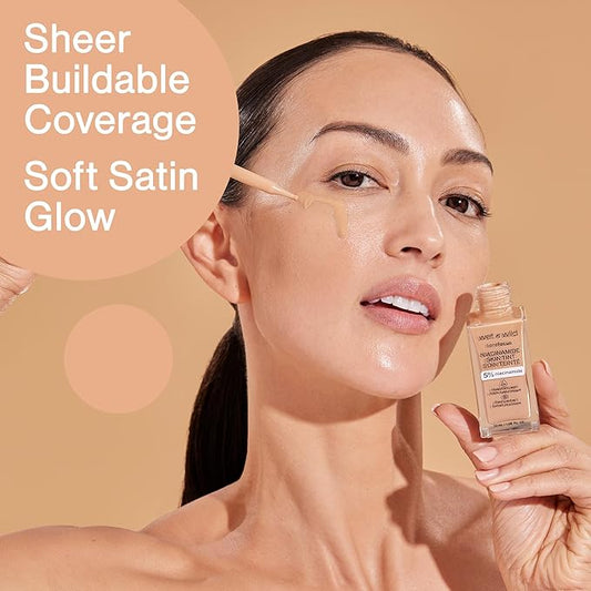 wet n wild Bare Focus Skin Tint, 5% Amber Beige
