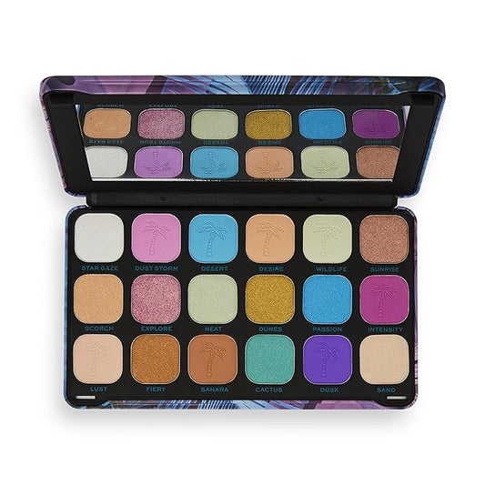 Makeup Revolution, Forever Flawless, Eyeshadow Palette, Desert Desire, 8g
