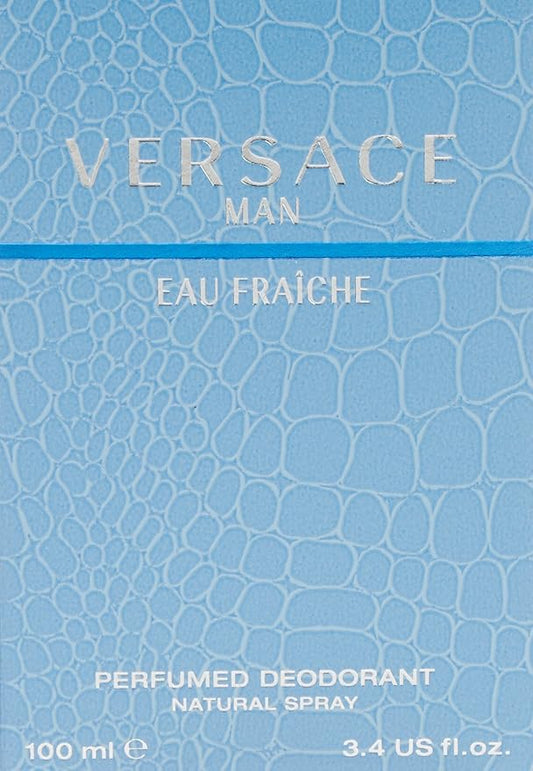 Versace Man Eau Fraiche by Versace for Men 3.4 oz Perfumed Deodorant Spray