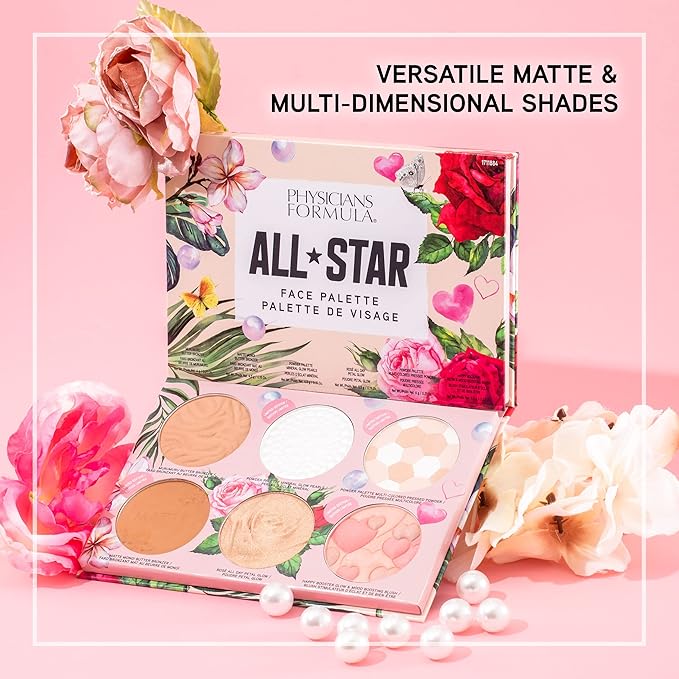 Physicians Formula All-Star Face Palette, Velvety-Smooth Buildable &