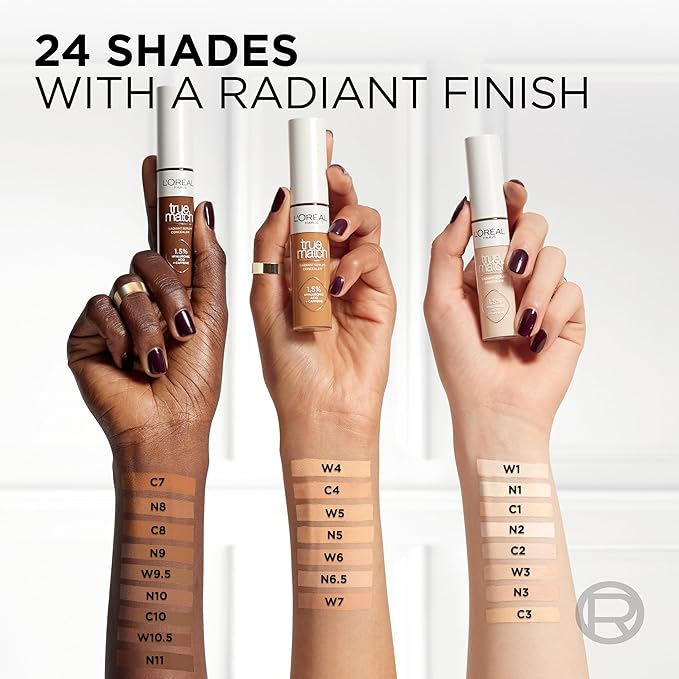 L'Oreal Paris True Match Radiant Serum Concealer, Brightening Caffeine, C8, 0.33 Oz
