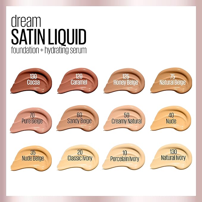 Maybelline New York Dream Satin Liquid Foundation (Dream