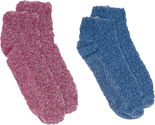 Dr. Scholl's Women's Low Cut Soothing Spa Socks-Lavender & Vitamin E Infused-2 & 3 Pairs-Bottom Grippers