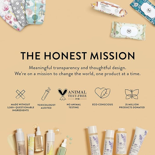 The Honest Company Honest Mama Glow On Body Cream | Hydrates, Firms, + Tightens Skin | Shea Butter, Avocado Oil, Vitamin E | 6 oz