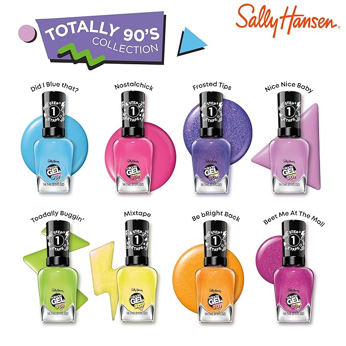 Sally Hansen Miracle Gel™, Hue Had to Be There Be bRight Back, Long Lasting, Gel-Like Formula, No UV Lamp Needed, Orange Nail Polish