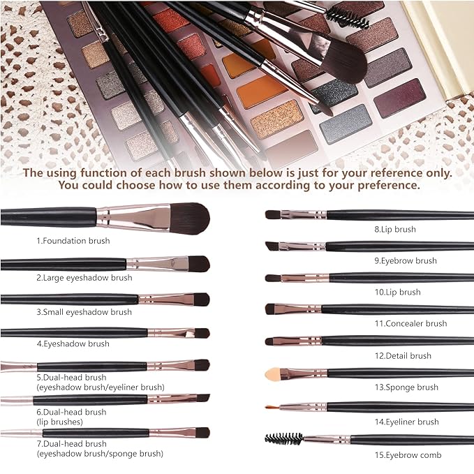UCANBE 60 Colors Naked Eyeshadow Palette + Makeup