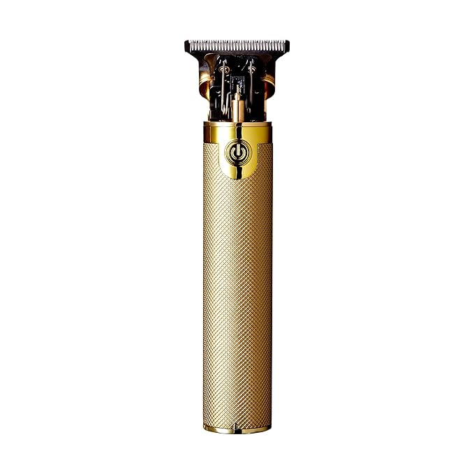 KISS Precision Blade Cordless Trimmer with Stainless Steel T-Blade, Powerful High-Torque, High-Speed Motor, 3 Blade Guard Attachments & Blade Cover, USB Cable & Long-Lasting Lithium Ion Battery