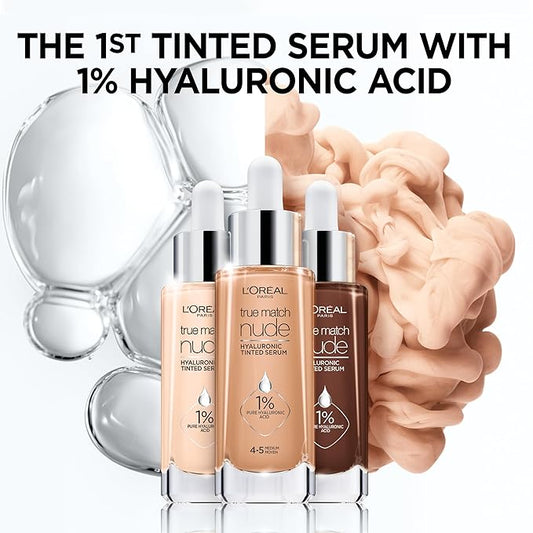 L'Oreal Paris True Match Nude Hyaluronic Tinted Serum fl. oz.