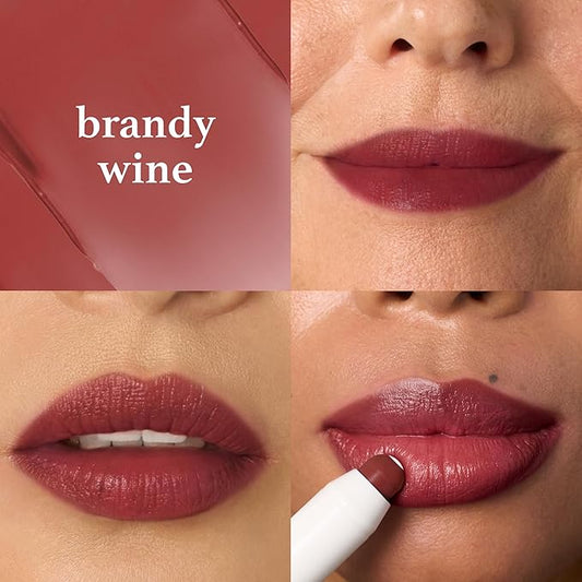Julep It's Balm Tint of Color Lip Balm - Brandy Wine | Hydrating Lip Color with Vitamin E Core | Natural Gloss Finish | Vegan & Cruelty-Free