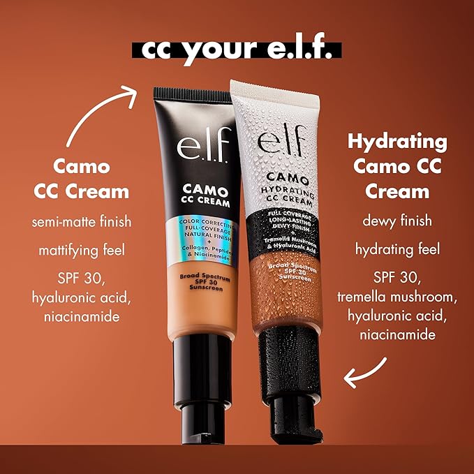 e.l.f. Hydrating Camo CC Cream, SPF 30, Color 620 W