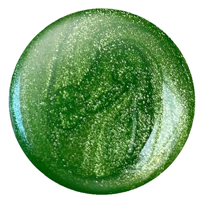 Pacifica Natural Nail Polish – Plant Magic Glitter Green Polish - Plant Based, Non-Toxic & Clinically Tested - Lasting Colors, Glossy Chip-Resistant, Clean Beauty Dermatologist Approved, Green Goddess