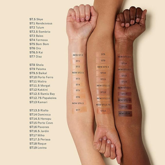 ILIA - Super Serum Skin Tint SPF 40 | Non-Comedogenic, Vegan, Lightweight to Help Against Blue Light, + Pollution while Hydrating, Smoothing, + Refining (Porto Ferro ST10, 1 fl oz | 30 ml)