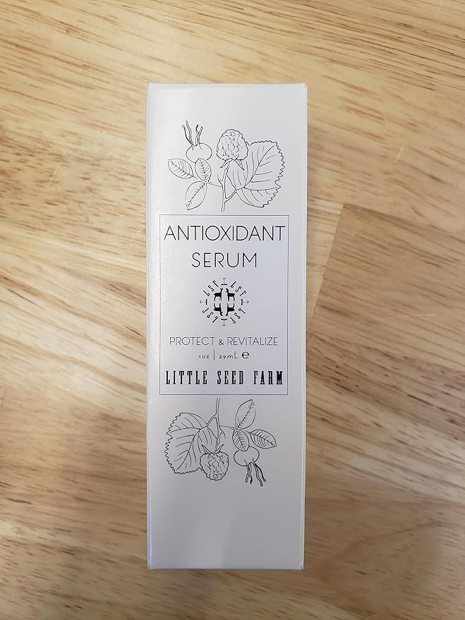 Little Seed Farm - Antioxidant Serum - Antioxidant Facial Serum for Dry & Aging Skin – Nourishing & Revitalizing Face Serum, Net Wt. 1 fl oz