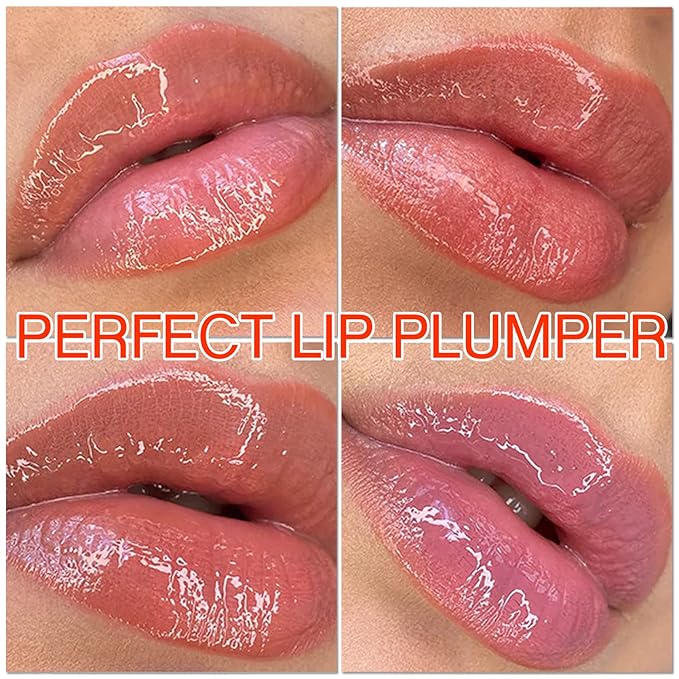 CAHIUYOA 2PCS Lip Plumper Gloss Plumping