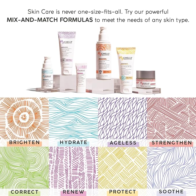 MyCHELLE Dermaceuticals Solar Defense SPF 30 (2.3 Fl Oz) - Moisturizing Reef Safe Sunscreen with Red Algae Extract and Kukui Oil - Travel Size Zinc Sunscreen for Face and Body