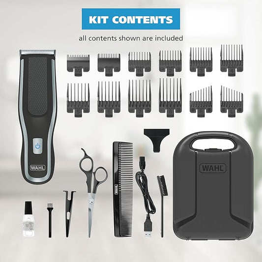 Wahl Clipper Self-Haircut Pro Lithium Ion Cordless Hair Clippers, Easy to Use Self Haircutting Kit Designed for DIY Haircuts – Model 3026122